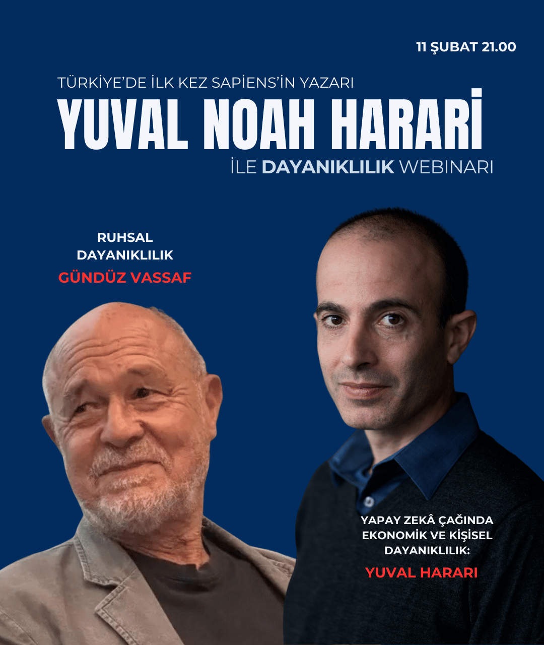 Yuval Noah Harari ile Resilience Webinarı