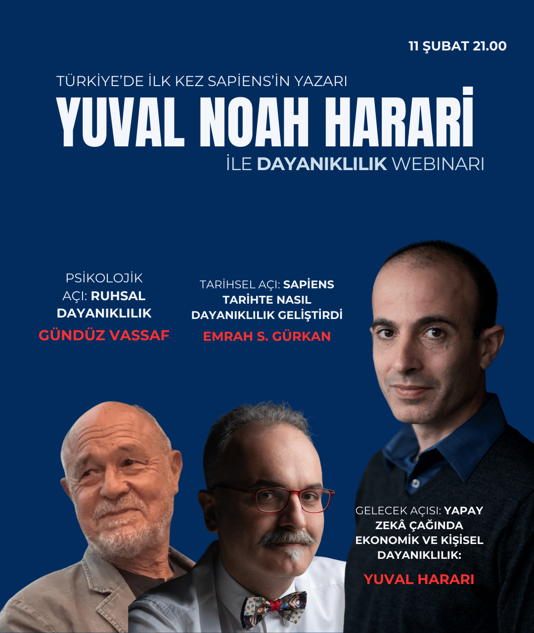 Yuval Noah Harari ile Resilience Webinarı